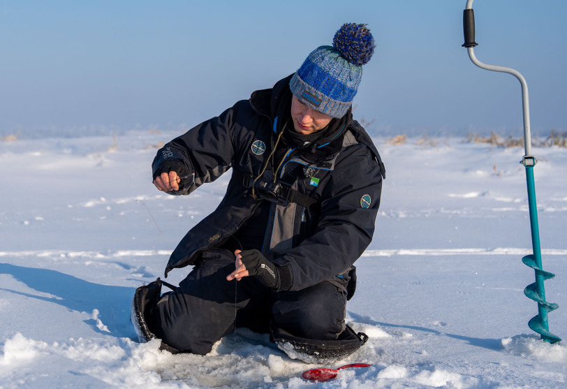 Podlodowa sesja wędkarska #1